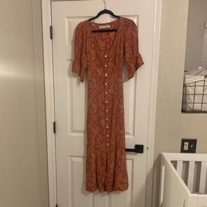 Christy Dawn Floral Lennon Dress Size Large